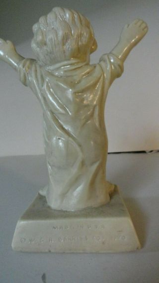 1970 ' s VTG W&R BERRIES I LOVE YOU THIS MUCH PLASTIC STATUE OUTSTRETCHED ARMS 3