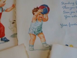 1955 Antique Vintage 2 Born Baby Book Clip Art Scrap booking 4