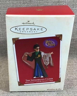 Hallmark Keepsake Christmas Ornament Harry Potter The Invisibility Cloak - 2002