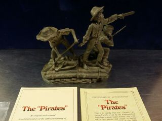 1976 " The Pirates " Tom Sawyer Fine Pewter Figurine,  Jim Ponter Franklin