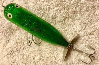 Fishing Lure James Heddon Magnum Torpedo Green Glitter Ghost Tackle Crank Bait