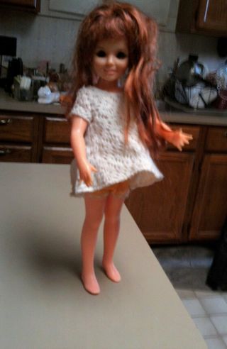 Vintage Ideal Toy Co Crissy Doll Growing Hair Gh - 17 - H129 18 " Tall