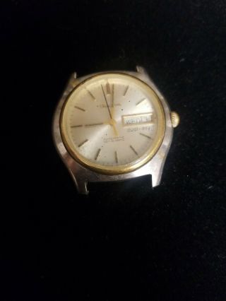 Vintage Bulova Autimatic Watch Movement In Case