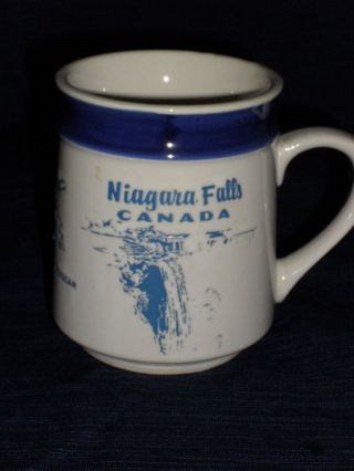 3.  75 " Ceramic Niagara Falls Canada Souvenir Coffee Mug Japan