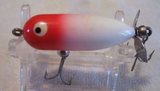 Vintage Heddon Tiny Torpedo Lure 6/018/19pots Red Head