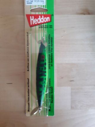 Heddon Dying Flutter Fire Tiger,  Look In The Box Old Stock Mid 1990 