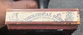 U.  S Geological Survey Authentic Rubber Stamp 1986 South Pole 2
