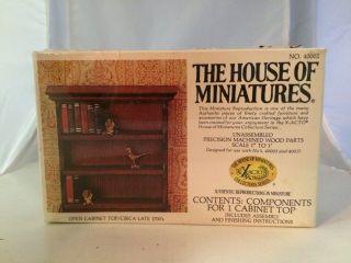 1/12 Open Cabinet Top Kit 40002 X - Acto The House Of Miniatures Open Complete
