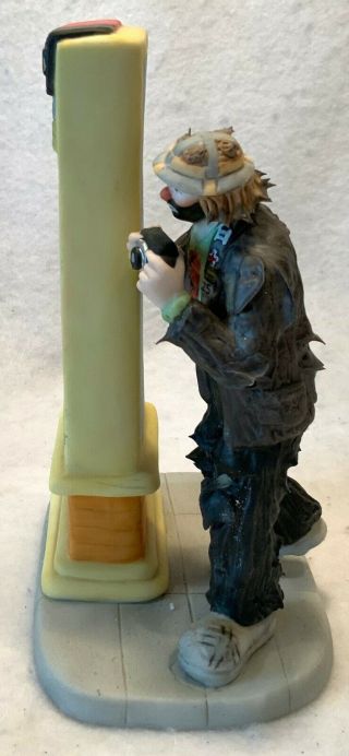 c.  1990s FLAMBRO EMMETT KELLY JR Porcelain Figurine - KODAK 1964 WORLD ' S FAIR 3