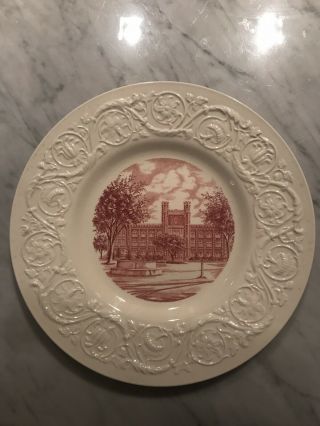 University Of Oklahoma - The Administration Building - Wedgwood Souvenir Plate