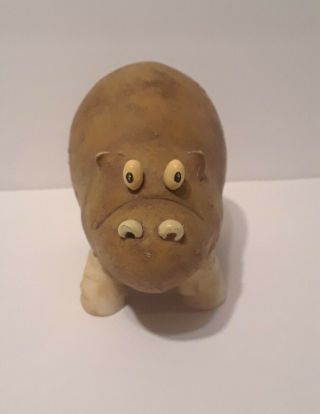 Enesco Home Grown Potato Hippo Figurine Anthropomorphic Animal