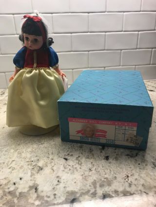 8 " Snow White Madame Alexander Doll - Cond - With Box