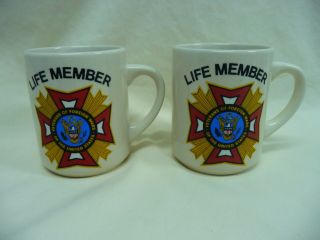 Veterans Of Foreign Wars Vfw Life Member Mugs Coffee Cup