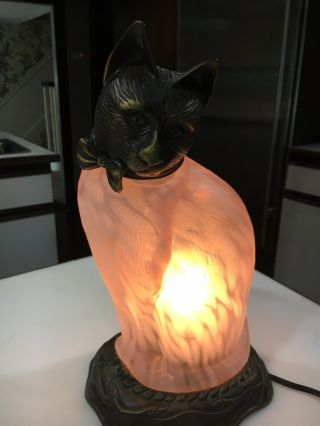 Tin Chi 1996 Cat Lamp