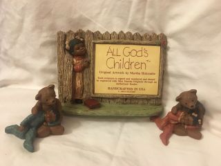 Martha Holcombe All God’s Children “paddy With Luke And Lucy” And Sign