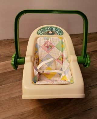 1983 Vintage Cabbage Patch Carseat Doll Carrier With Belt