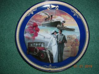 Titanic Queen Of The Ocean Bradford Exch Collector Plate 13 Traveling In Style