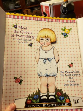 Un - Cut Paper Doll Book Child ' s Play feat.  Ann Estelle by Mary Engelbreit - 1998 5