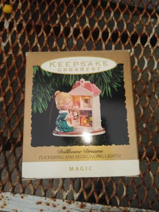 Hallmark Dollhouse Dreams 1993 Magic Christmas Keepsake Ornaments Doll House