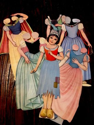 Walt Disney’s Snow White Cut - Out Doll & Dresses 1938 3005 Whitman Publ.  Co. , 3