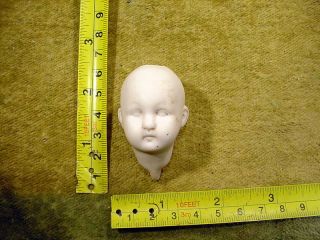 Excavated Vintage Rose Bisque Swivel Doll Head Age 1890 Hertwig Germany A 11960