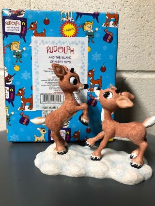 Enesco Rudolph And The Island Of Misfit Toys “you Can Be My Buddy” Figurine
