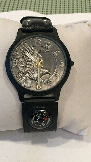 Vintage Men’s Wilson Eagle Engraved On The Dial Sports Watch