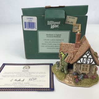 Lilliput Lane Handmade Miniature Buildings Village Shops Flowerpots 1996 L2009