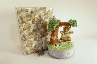 Cherished Teddies " Picnic In The Park " Swing Multi - Action Musical 335827 (1997)