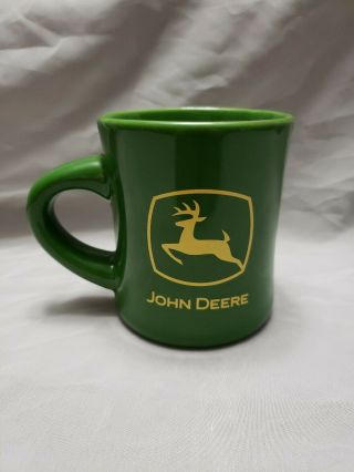 John Deere Logo Green Yellow Coffee Cup Mug Official Licensed Product 2 Sided 2