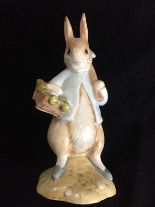 Beatrix Potter Figurine Peter Rabbit Gardening Royal Doulton C 1997
