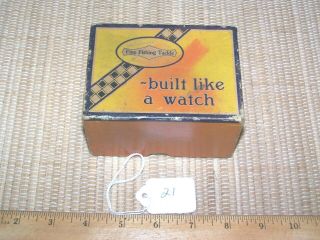 Vintage Shakespeare Wondereel 1920 Box W/paperwork & Wrench - Box Only