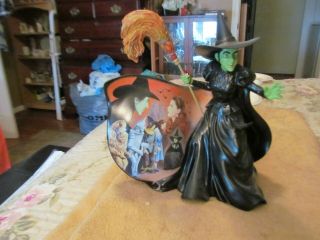 Bradford Exchange Wizard Of Oz Green With Envy Wicked Witch Statue