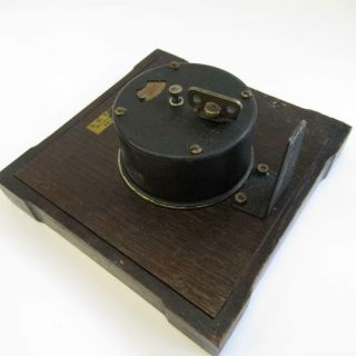 Vintage Smiths Wooden Mantel Clock,  4 Jewel 8 Day Mechanical Movement,  Size 16cm 5