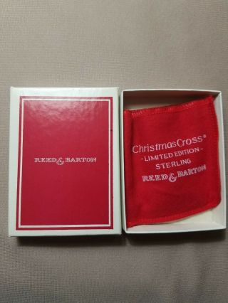 1987 Reed & Barton Sterling Silver Christmas Cross