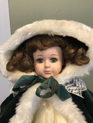 Seymour Mann Porcelain Doll 18 Inch Winter Outfit 2