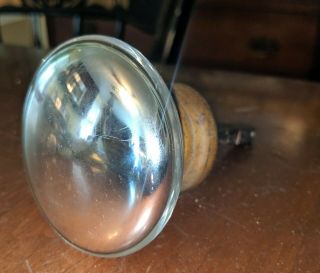 Antique American Mercury Glass Doorknob Architectural Salvage