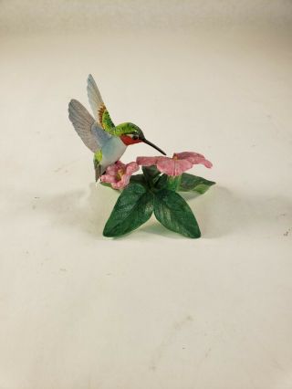 Vintage Lenox Hummingbird Fine Porcelain Bird Figurine Hand Crafted