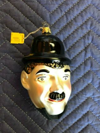 Polonaise Kurt Adler Glass Ornament Old World Charlie Chaplin Rare