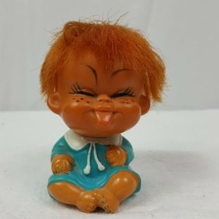 Vintage Moody Cuties Doll Baby Tongue Stuck Out Figurine Collectible Korea