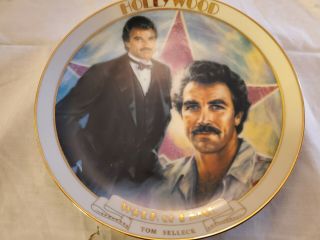 TOM SELLECK,  MAGNUM,  P.  I.  LIMITED EDITION COLLECTORS PLATE 4