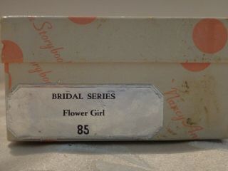 Vintage 1940 ' s Nancy Ann Storybook Doll Bridal Series Flower Girl 85 3