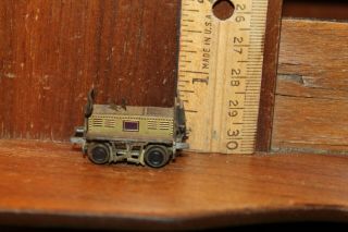 Antique Brass Train Bulldozer Approximate N Scale