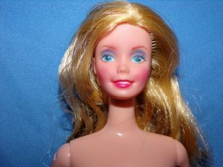 Vintage Barbie Two Tone Light Dark Blond Hair Angel Face All Nm