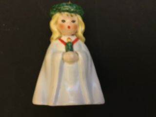 1986 Goebel Angel Bell Christmas Ornament