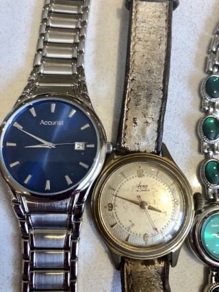 Joblot of Vintage & Modern Watches Pulsar,  Rotary and Avia,  Unchecked 2