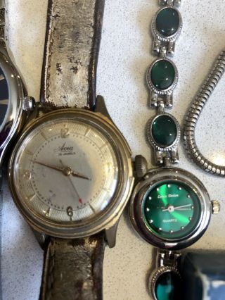 Joblot of Vintage & Modern Watches Pulsar,  Rotary and Avia,  Unchecked 3
