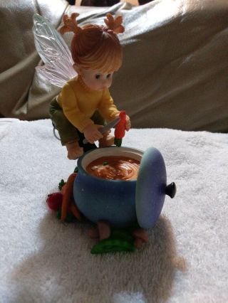 My Little Kitchen Fairies “hearty Veggie Soup”fairie Enesco.  2012