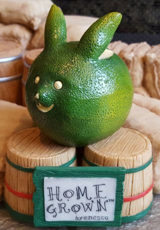 Home Grown Lime Rabbit Collectible Figurine By Enesco 4006808