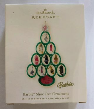 Hallmark Keepsake Ornament Barbie Shoe Tree 2008